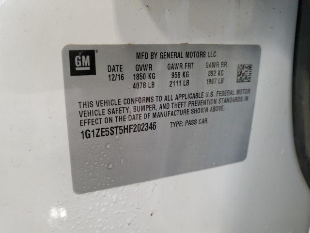 2017 CHEVROLET MALIBU LT - 1G1ZE5ST5HF202346