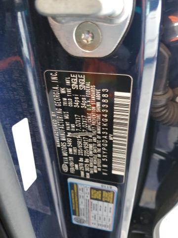 2019 KIA SORENTO L 5XYPGDA31KG433883