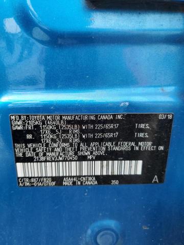 2018 TOYOTA RAV4 LE - 2T3BFREV3JW770450