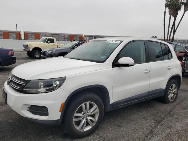 VOLKSWAGEN TIGUAN S 2013 white  gas WVGAV3AX9DW567289 photo #1