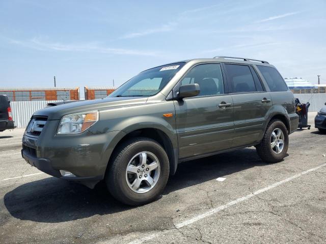 HONDA PILOT EX 2006 green  gas 5FNYF28406B043686 photo #1