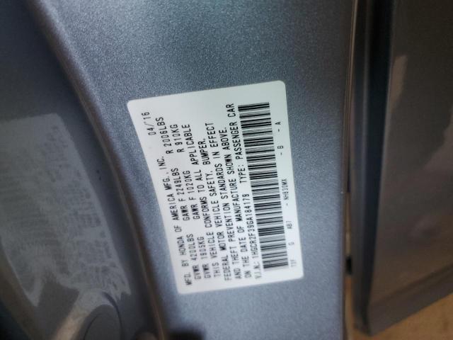 2016 HONDA ACCORD LX 1HGCR2F39GA184179