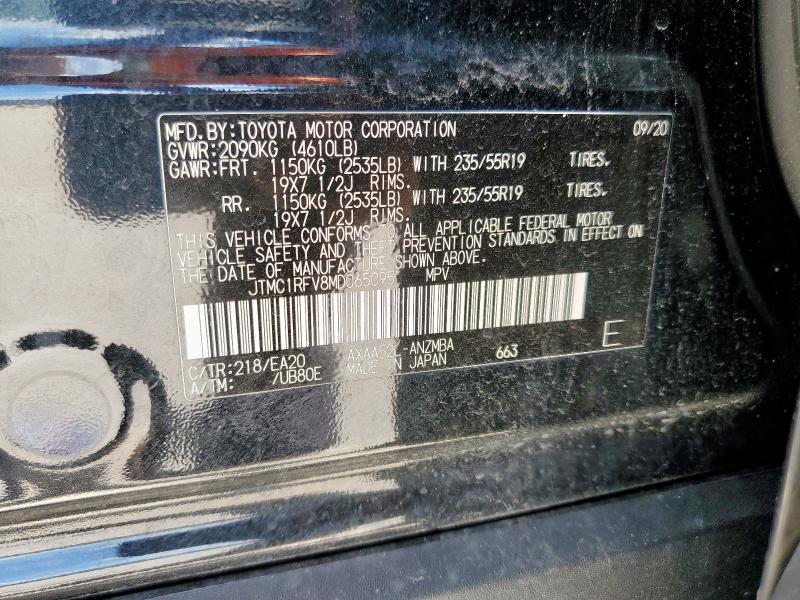2021 TOYOTA RAV4 XLE P JTMC1RFV8MD065095