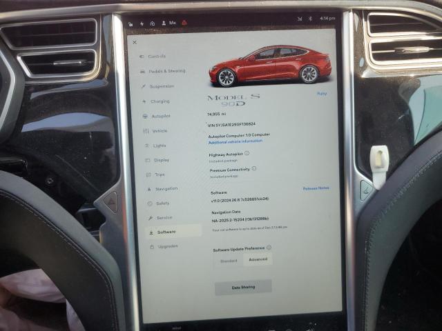 2016 TESLA MODEL S - 5YJSA1E29GF136824