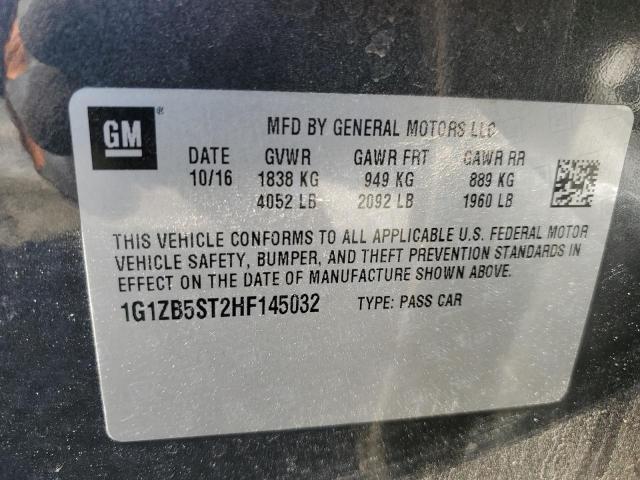 2017 CHEVROLET MALIBU LS - 1G1ZB5ST2HF145032