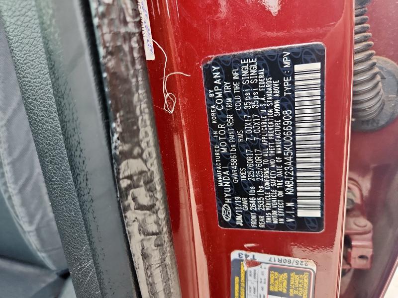2019 HYUNDAI TUCSON SE - KM8J23A45KU066908