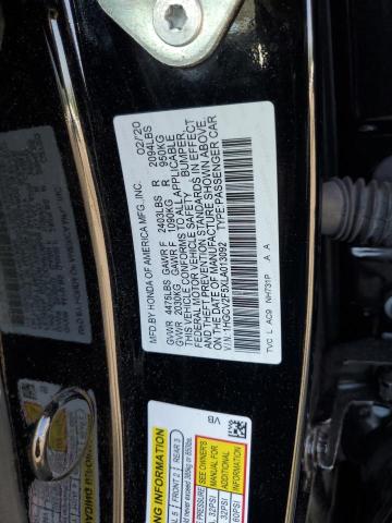 2020 HONDA ACCORD EXL 1HGCV2F5XLA013092