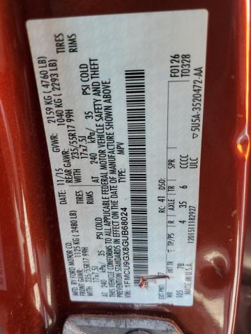 2016 FORD ESCAPE SE - 1FMCU9GX8GUB68024