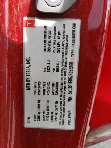 2018 TESLA MODEL 3 - 5YJ3E1EB5JF055299