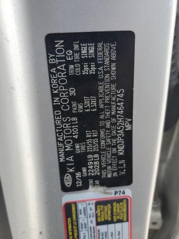 2017 KIA SOUL + - KNDJP3A52H7464745