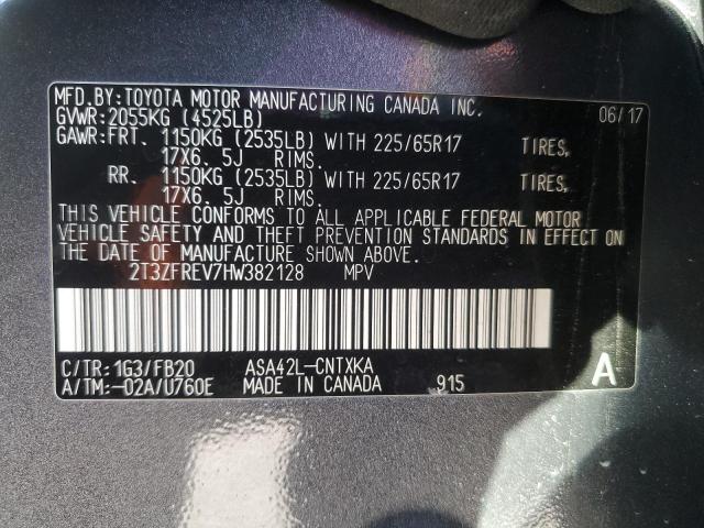 2017 TOYOTA RAV4 LE - 2T3ZFREV7HW382128