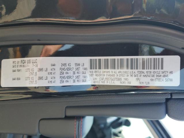 2016 JEEP CHEROKEE T 1C4PJMBS7GW375909