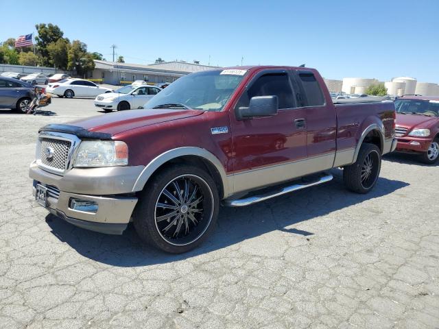 FORD F150 2004 burgundy  gas 1FTPX12544NA27347 photo #1