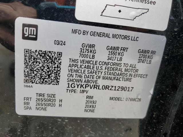 2024 CADILLAC LYRIQ SPOR 1GYKPVRL0RZ129017