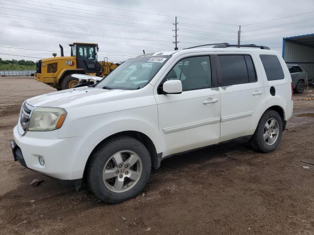 HONDA PILOT EXL 2011 white  gas 5FNYF4H5XBB049932 photo #1