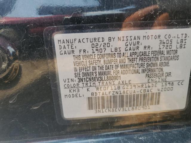 2020 NISSAN VERSA SV - 3N1CN8EV3LL880901