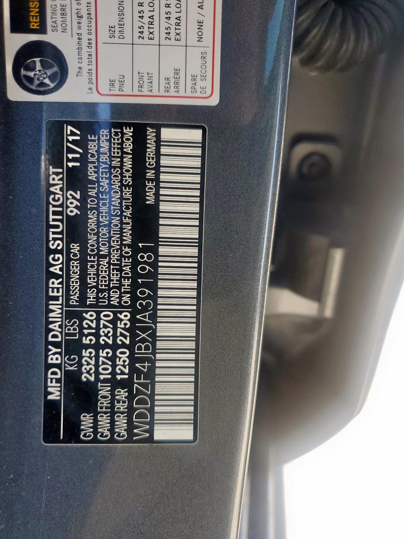 2018 MERCEDES-BENZ E 300 - WDDZF4JBXJA391981