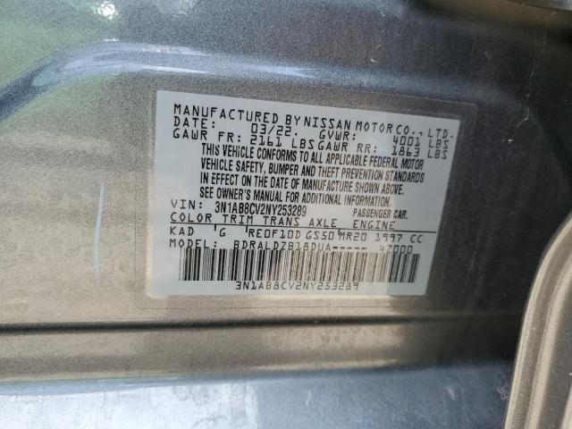 2022 NISSAN SENTRA SV - 3N1AB8CV2NY253289