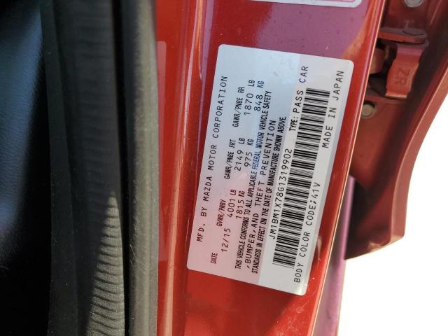 2016 MAZDA 3 GRAND TO JM1BM1X78G1319902