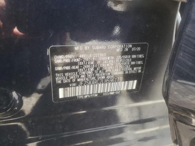 2020 SUBARU FORESTER S JF2SKARC2LH596113
