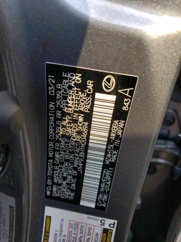 2021 LEXUS UX 250H - JTHP9JBH1M2046894
