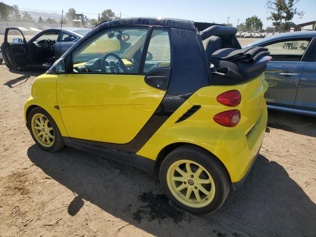 SMART FORTWO PAS 2008 yellow  gas WMEEK31XX8K138997 photo #3