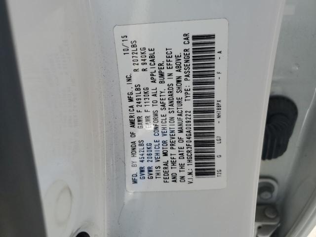 2016 HONDA ACCORD EXL 1HGCR3F04GA009222