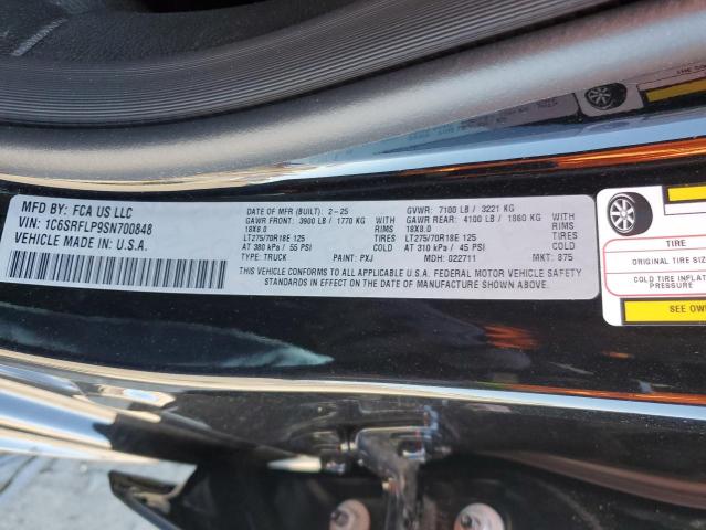 2025 RAM 1500 REBEL 1C6SRFLP9SN700848