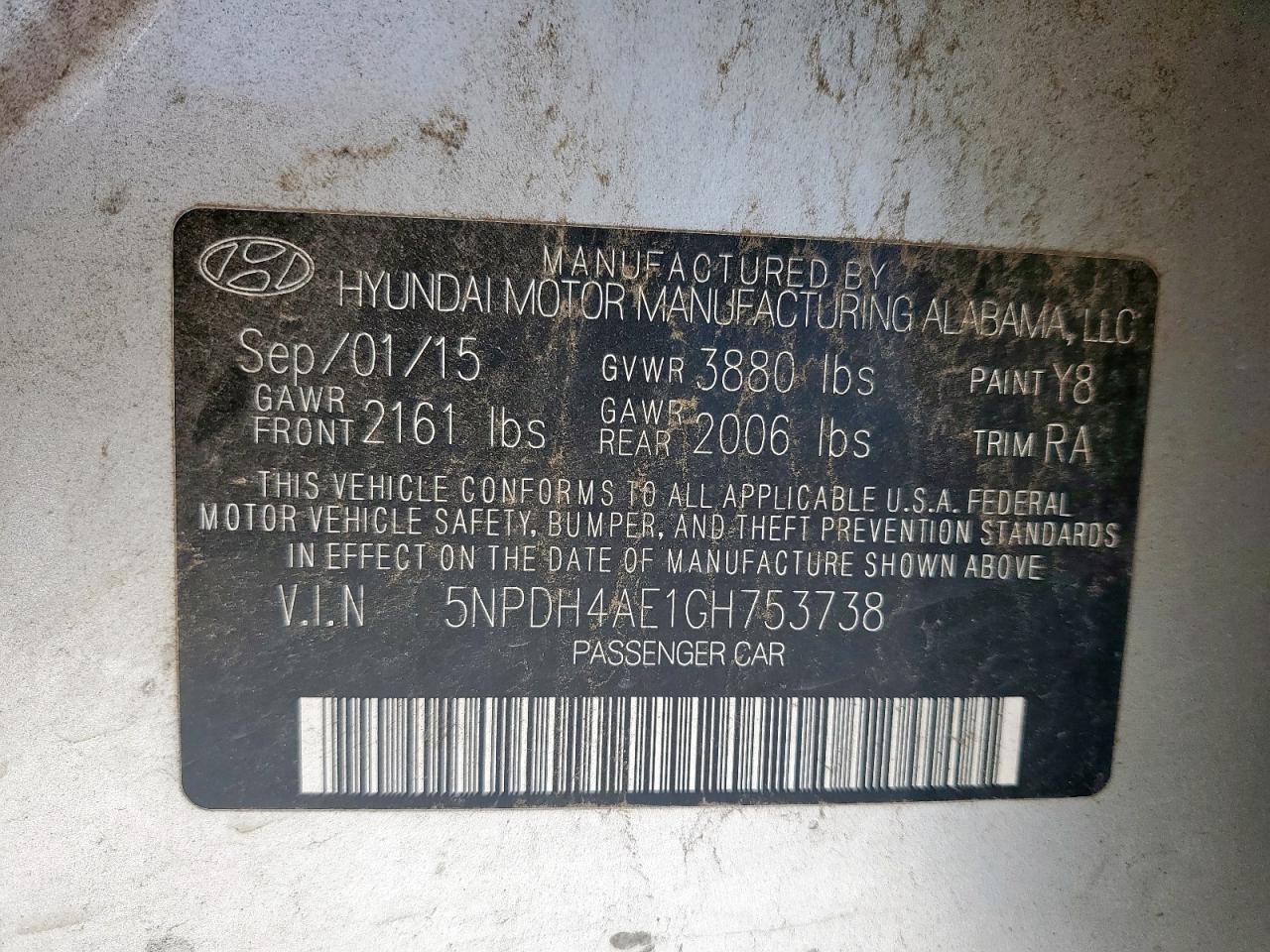 Hyundai Elantra se 2016