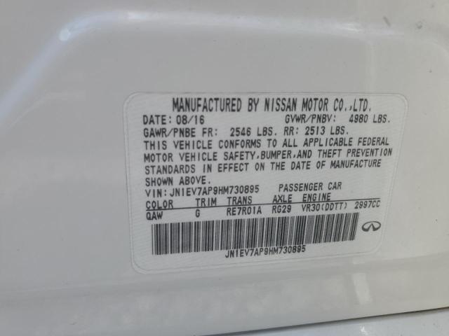 2017 INFINITI Q50 PREMIU JN1EV7AP9HM730895