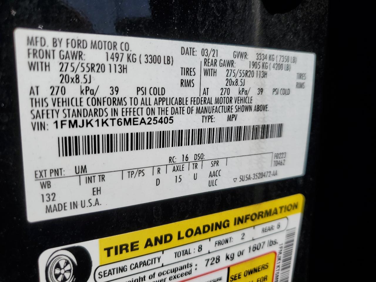 FORD EXPEDITION MAX LIMITED