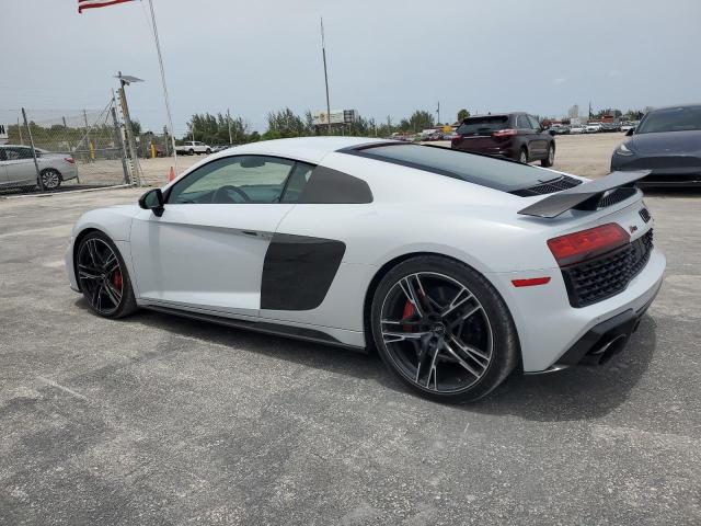 AUDI R8 2020 white  gas WUAKBAFX9L7900195 photo #3