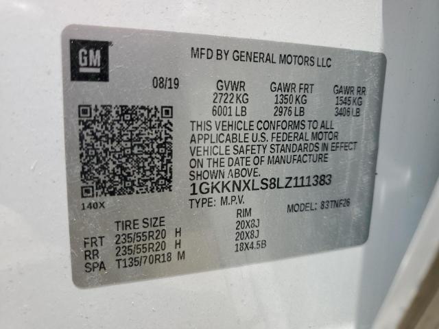 2020 GMC ACADIA DEN 1GKKNXLS8LZ111383