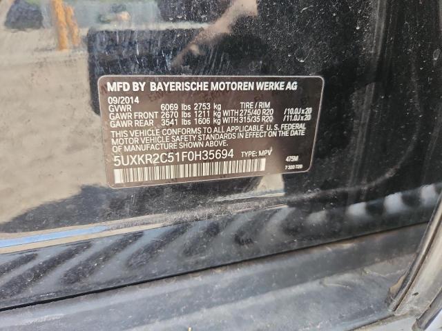 2015 BMW X5 SDRIVE3 5UXKR2C51F0H35694