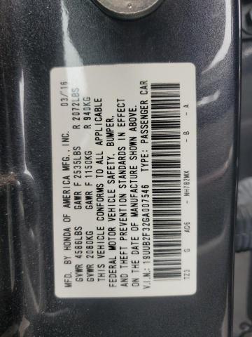 2016 ACURA TLX 19UUB2F32GA007546