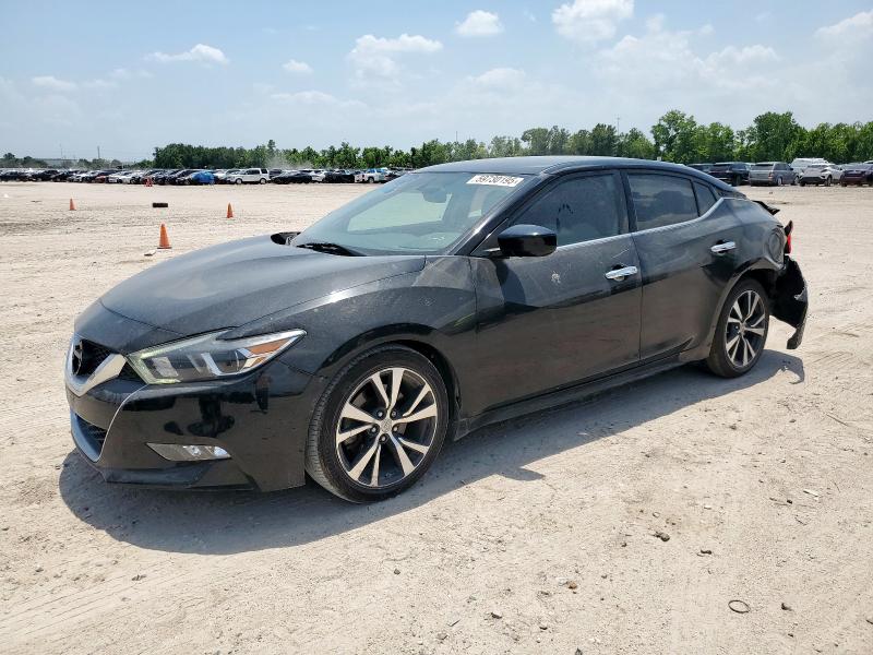 NISSAN MAXIMA 3.5 2017 black  gas 1N4AA6AP6HC383250 photo #1