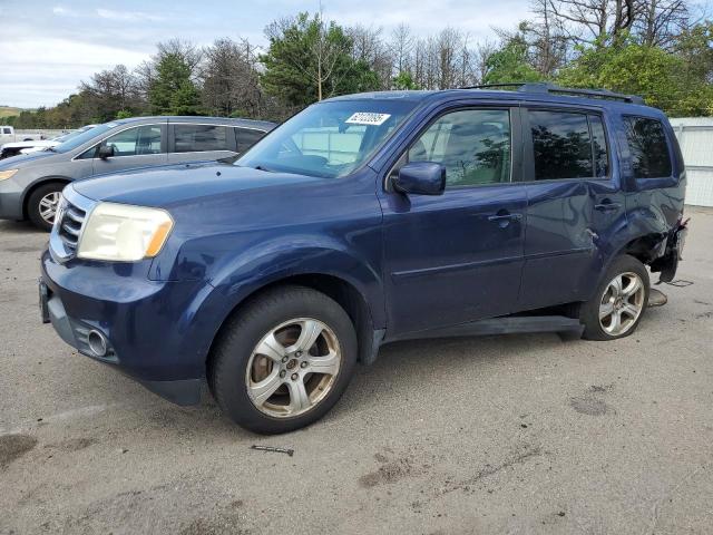 HONDA PILOT EX 2013 blue  gas 5FNYF4H46DB048982 photo #1