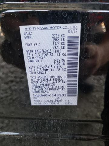 2017 INFINITI QX60 - 5N1DL0MM3HC543502