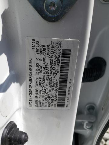 2019 ACURA TLX TECHNO 19UUB2F42KA008570