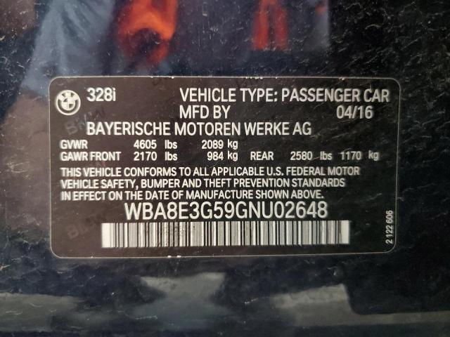 2016 BMW 328 XI SUL WBA8E3G59GNU02648