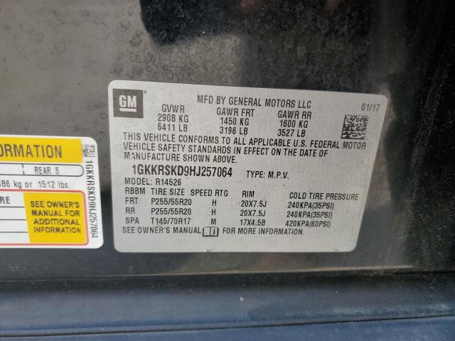 2017 GMC ACADIA LIM 1GKKRSKD9HJ257064