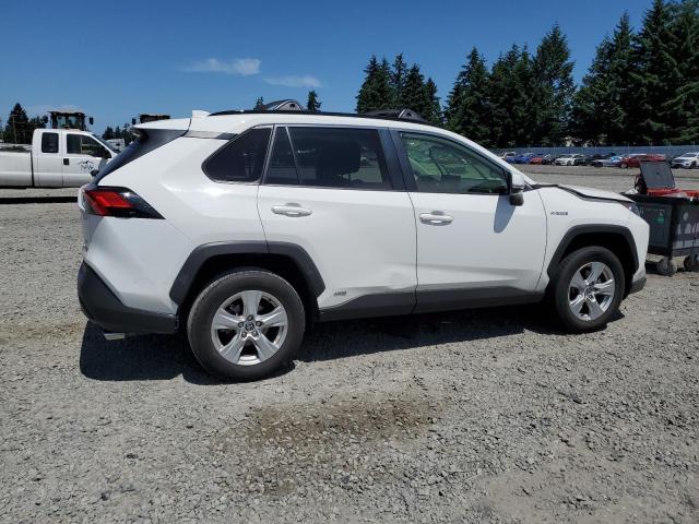 TOYOTA RAV4 LE 2021 white  hybrid engine JTMM6RFVXMD018561 photo #4