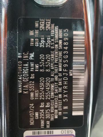 2025 KIA SORENTO EX 5XYRHDJF9SG348905