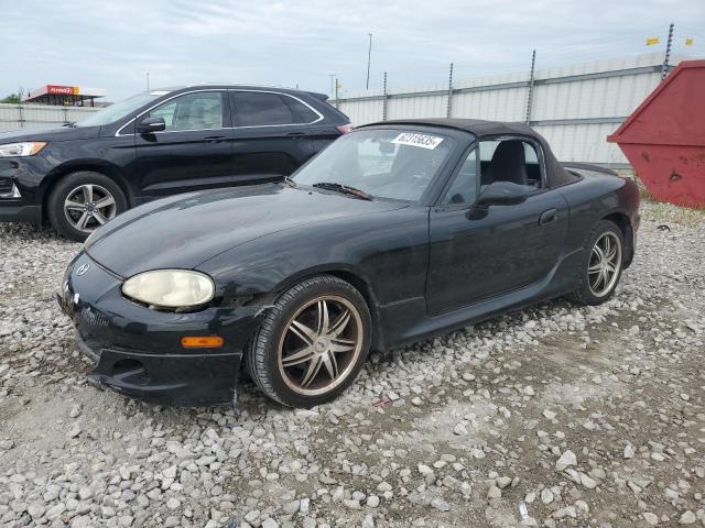 MAZDA MX-5 MIATA 2003 black  gas JM1NB353630309576 photo #1