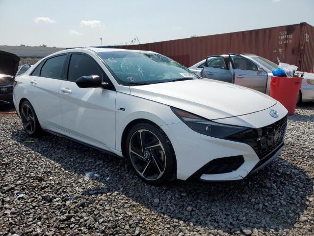 Vin: kmhlr4af4mu106619, lot: 59134835, hyundai elantra n line 20214