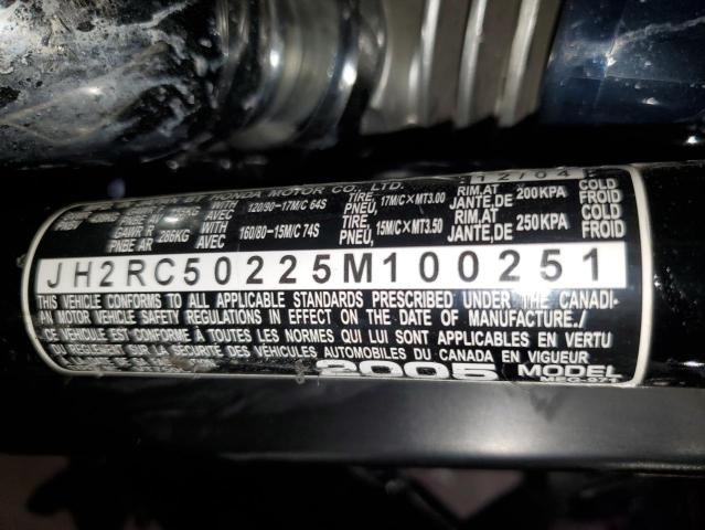 2005 HONDA VT750 CI JH2RC50225M100251