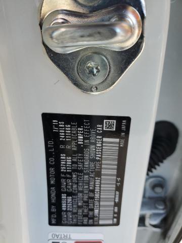 2019 HONDA CLARITY JHMZC5F15KC004962