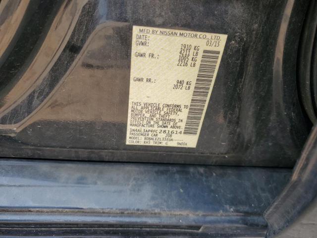 2015 NISSAN ALTIMA 2.5 - 1N4AL3AP4FC281614