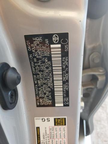 2021 TOYOTA COROLLA LE - JTDEPMAE6MJ186128
