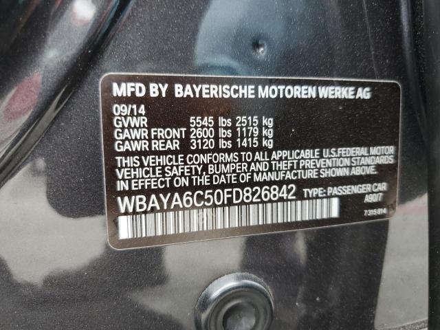 2015 BMW 740 I WBAYA6C50FD826842